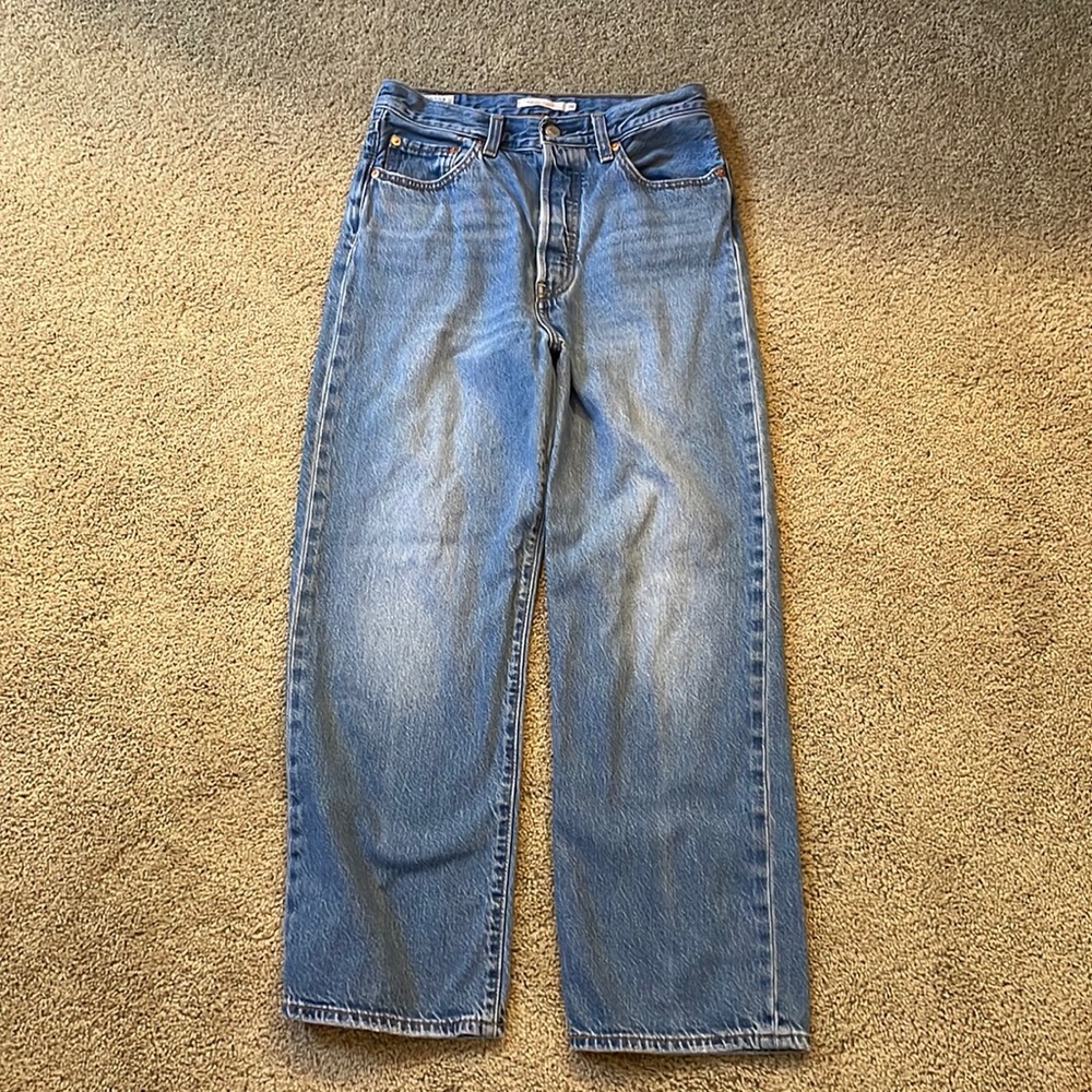 Levi’s Ribcage Straight - Blue Denim